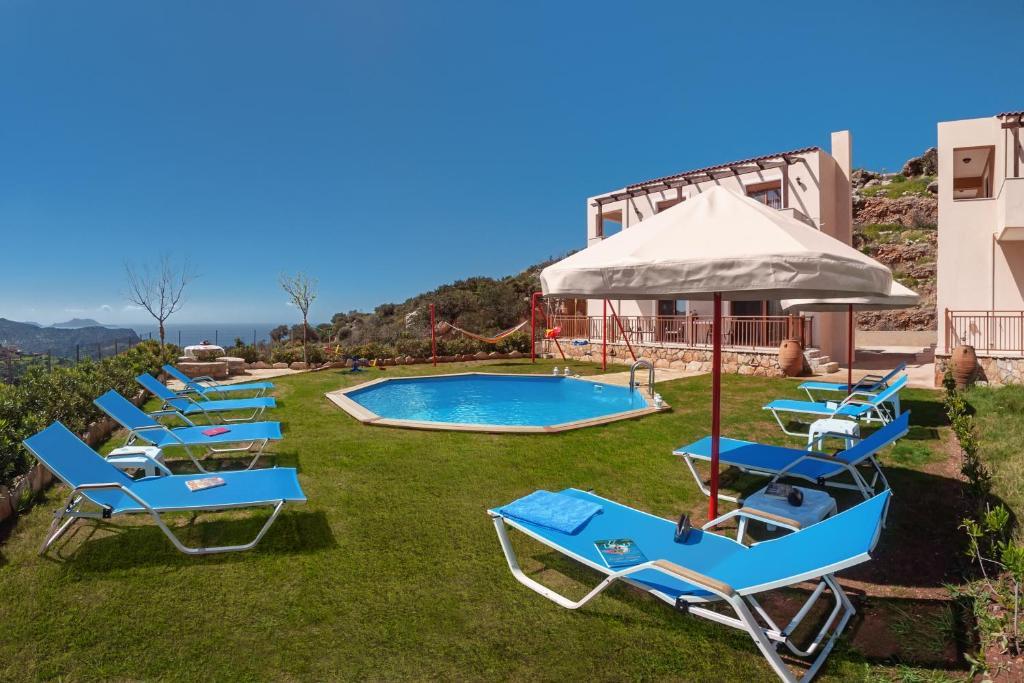 Triopetra Luxury Villas Fournou Lago エクステリア 写真