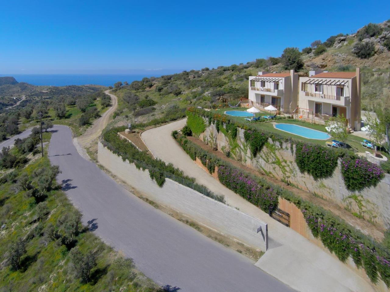 Triopetra Luxury Villas Fournou Lago エクステリア 写真